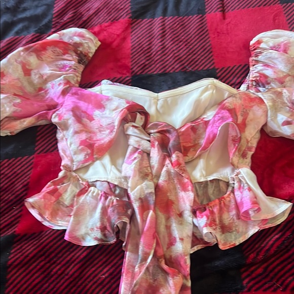 STORIA Floral Puff Sleeve Top - Picture 3 of 6